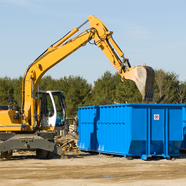 how does a residential dumpster rental service work in Murray County OK